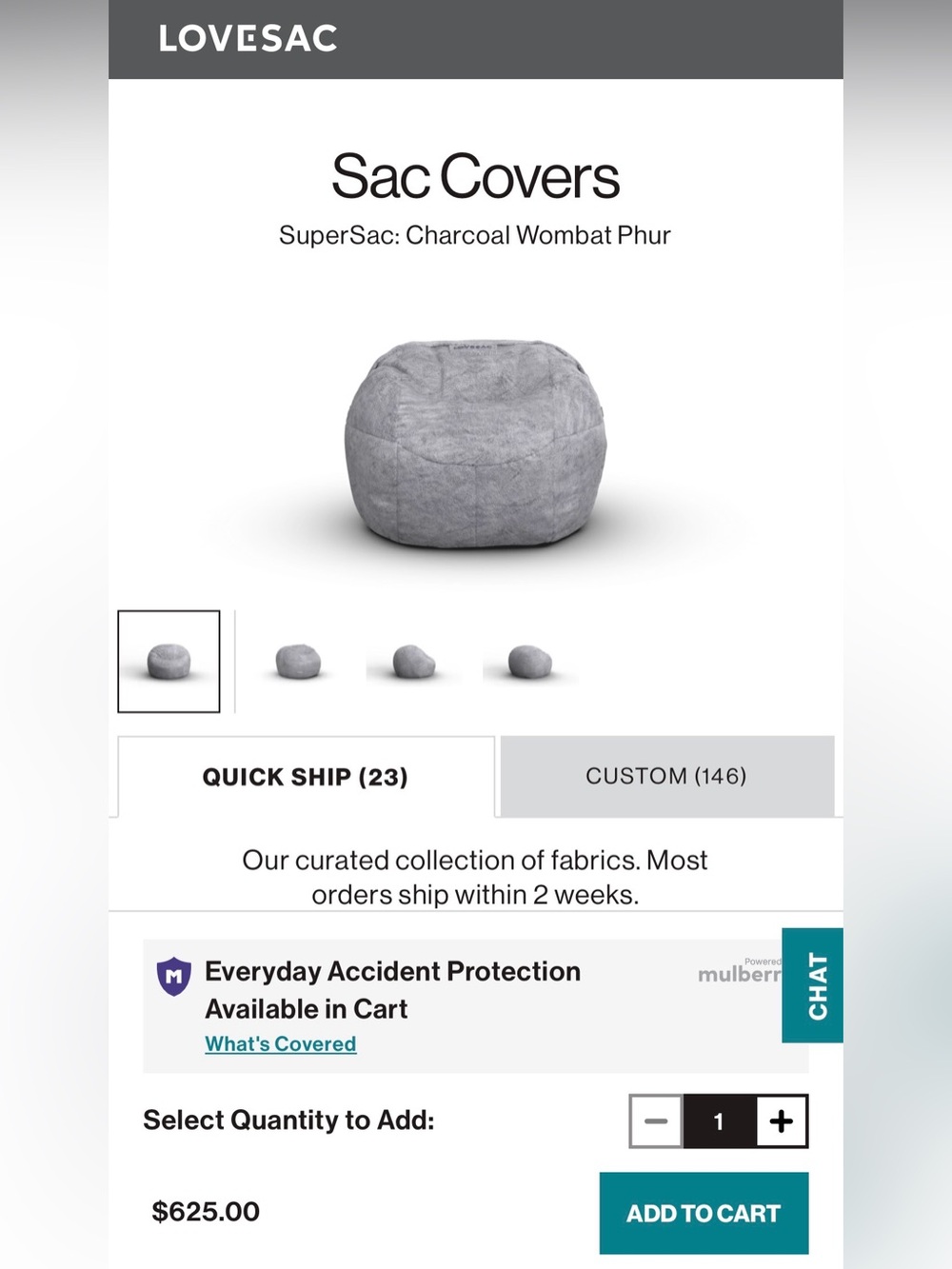 Lovesac Supersac Cover + Ottoman Cover + Drink Holder | 3-Piece Set